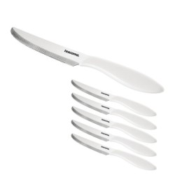 Nóż stołowy PRESTO 12 cm 6 szt. biały - Tescoma