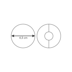Wykrawacz do kruchych ciasteczek okrągły DELÍCIA ø 45 cm - Tescoma
