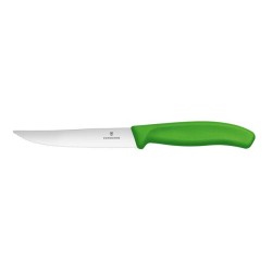 Nóż do steków, 12 cm, zielony - Victorinox Swiss Classi