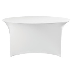 Obrus okrągły biały 180 cm - Fine Dine Symposium