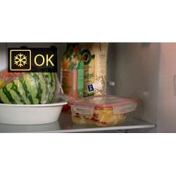 Pojemnik na żywność, 0.6 l, prostokątny - Tescoma FRESHBOX Glass