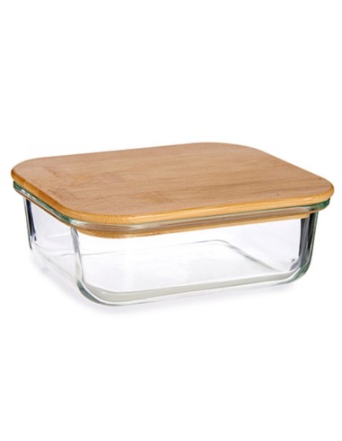 LunchBox szklany z pokrywą, 640 ml - VIVALTO