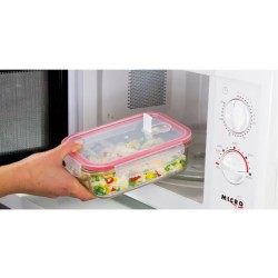 Pojemnik na żywność, 0.4 l, prostokątny - Tescoma FRESHBOX Glass